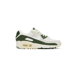 Off White   Green Air Max 90 Sneakers 241011F128088