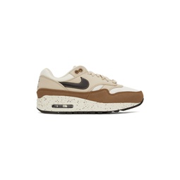 White   Brown Air Max 1 87 Sneakers 241011F128081