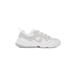 White   Beige Tech Hera Sneakers 241011F128034