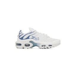 White   Blue Air Max Plus Sneakers 241011F128101