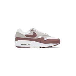 White   Brown Air Max 1 Sneakers 241011F128104