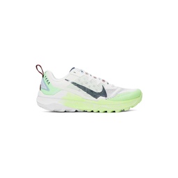 White   Green Wildhorse 8 Sneakers 241011F128155