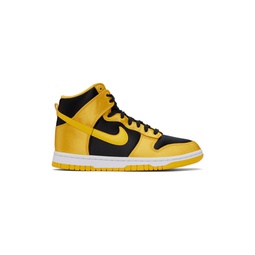 Yellow   Black Dunk High Sneakers 241011F127007