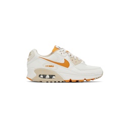 Off White   Orange Air Max 90 SE Sneakers 221011F128145