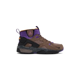 Brown   Purple ACG Air Mowabb Sneakers 221011M236038