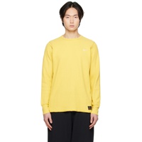 Yellow Heavyweight Long Sleeve T Shirt 232011M213005