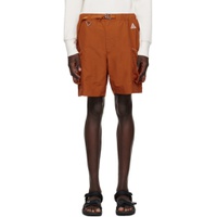 Orange Snowgrass Shorts 232011M193003