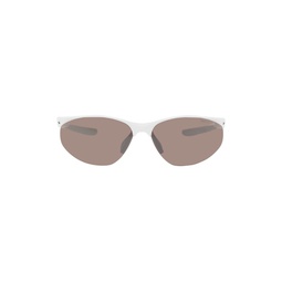 White Aerial E Sunglasses 231011F005008