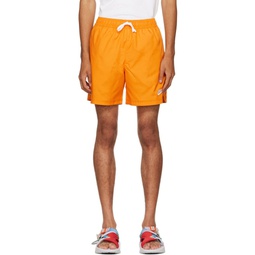 Orange Sportswear Shorts 222011M193040