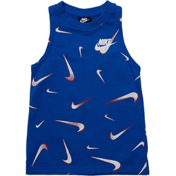 Nike Kids NSW French Terry All Over Print Tank (Little Kids/Big Kids)