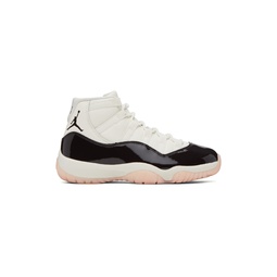 White   Black Air Jordan 11 Retro High Sneakers 241445F127005