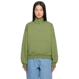 Green Heavyweight Sweatshirt 241445F097004
