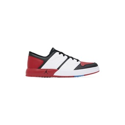 Red   White Nu Retro 1 Low Sneakers 231445M237004
