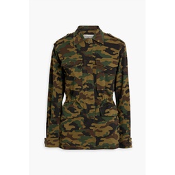 Wren camouflage-print cotton-blend twill jacket