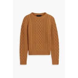 Jodelle cable-knit cashmere sweater