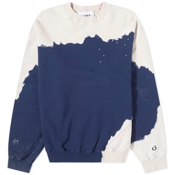 NOMA t.d. Hand Dyed Twist Crew Sweat Navy