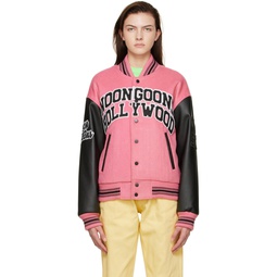 Pink Polyester Jacket 221764F058000