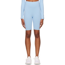 SSENSE Exclusive Blue Nylon Sport Shorts 221617F541004