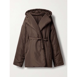 NORMA KAMALI Sleeping Bag hooded padded shell coat