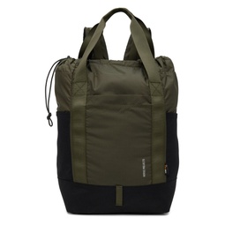 Khaki Hybrid Cordura Backpack 221116M172003