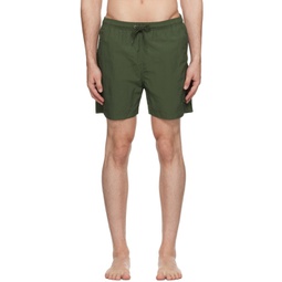 Green Hauge Swim Shorts 241116M208000
