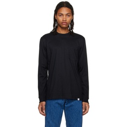 Black Johannes Long Sleeve T-Shirt 232116M213016