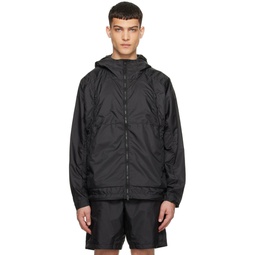 Black Hooded Jacket 241646M180029