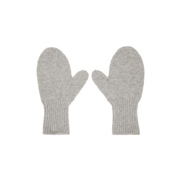 Gray Lilly Mittens 222814F012000