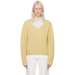 Yellow Sia Sweater 241814F100000
