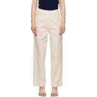 White Bas Trousers 232814F087000