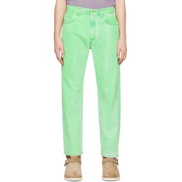 Green High Jeans 222438M186000