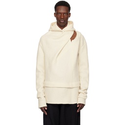 Off White Hooded Sweater 241217M202008