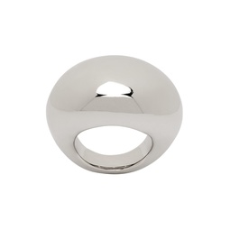 Silver Bold Egg Ring 231439F024001