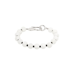 White Mother Of Pearl Beads Bracelet 241439F020013