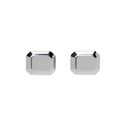 Silver  3146 Octagon Earrings 222439F022065
