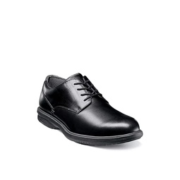 Nunn Bush Mens Marvin Slip Resistant Work Shoe - Black