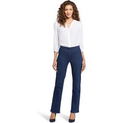 Womens NYDJ Pull-On Bailey Relaxed Straight in Palace