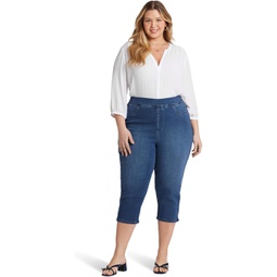 Womens NYDJ Plus Dakota Crop Pull-On Jeans olynpus