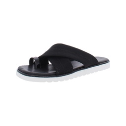 ronna womens toe loop slip on slide sandals