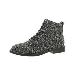 eileen womens ankle knit combat & lace-up boots