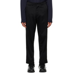 Black Wide Trousers 232467M191013