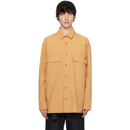 Orange Jari Shirt 241845M192013