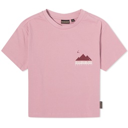 Napapijri Rope Logo Baby T-Shirt Pink Foxglove