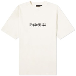 Napapijri Box Logo T-Shirt White Whisper