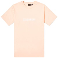 Napapijri Box Logo T-Shirt Pink Salmon