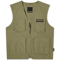 Napapijri Outdoor Utility Vest Green Lichen