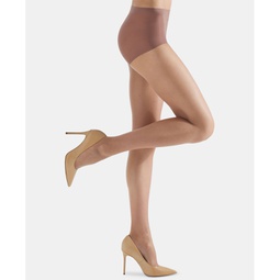 Womens Soft Suede Ultra Sheer Control Top Pantyhose