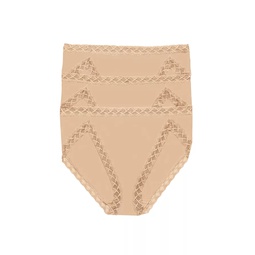 Bliss French Cut Brief 3 Pack - Cafe