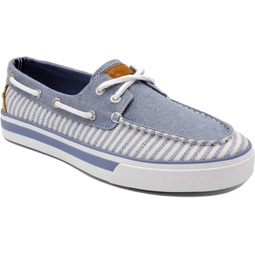 Nautica Mens Lace-Up Boat Shoe, Two-Eyelet Casual Loafer, Fashion Sneaker - Galley