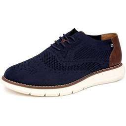 Nautica Mens Wingtip Oxford Lace-Up 스니커즈 for 원피스 and Walking - Stylish and Comfortable Choice for Business Casual and Everyday Comfort